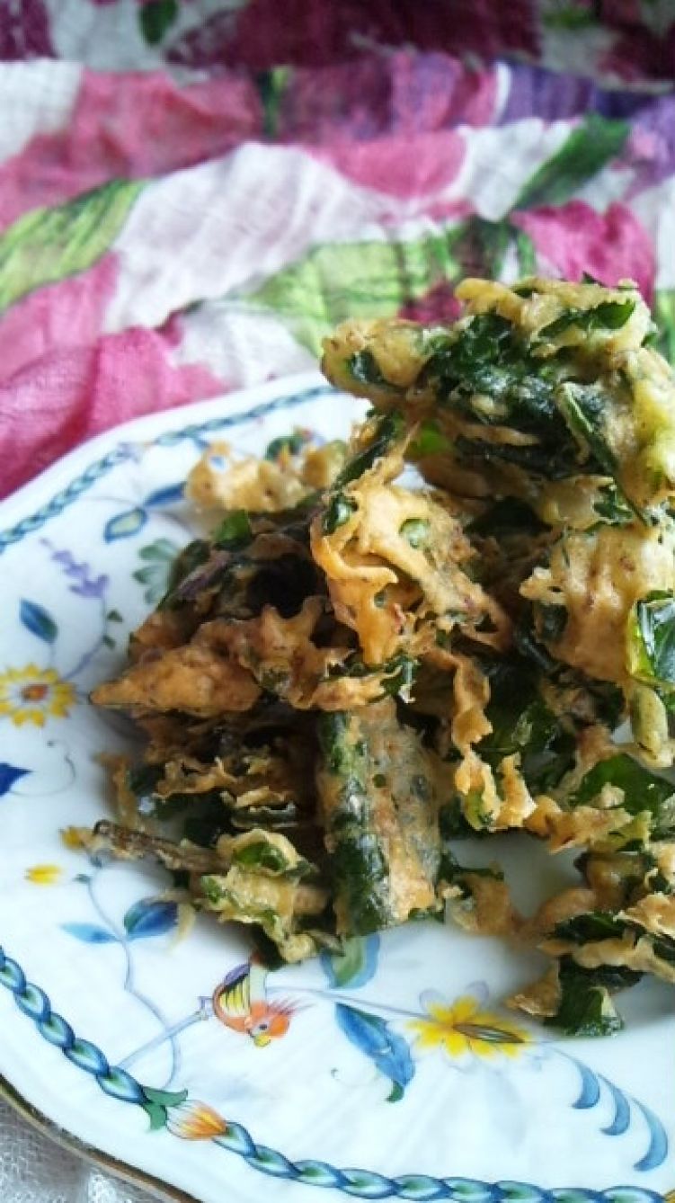 ほうれん草の天ぷら Spinach Pakoraのレシピ Tirakita レシピ