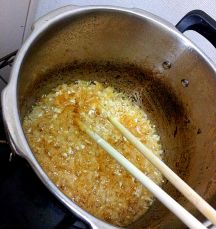 ムルグ チョレー（チキンとひよこ豆のカレー）の手順画像1枚目