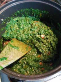 野菜たっぷり！ほうれん草カレー　パラックパニール（Palak Paneer）の手順画像5枚目