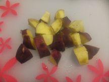 さつまいものミルク煮withスパイスの手順画像1枚目