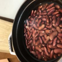 いんげん豆とソーセージのカスレの手順画像2枚目