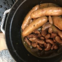 いんげん豆とソーセージのカスレの手順画像5枚目
