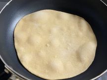 膨らむチャパティの手順画像4枚目