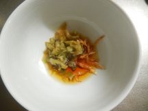 鹹豆漿（台湾風豆乳スープ）の手順画像1枚目