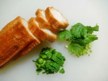 鹹豆漿（台湾風豆乳スープ）の手順画像2枚目