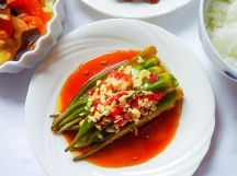 蒜蓉秋葵 （台湾風オクラのチリガーリックソース）の手順画像5枚目