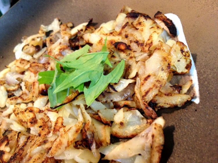 エリンギとチーズのロスティの写真