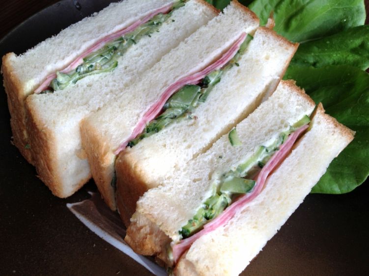 きゅうりカフェサンドの写真