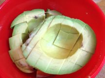 アボガドとハムの冷製パスタの手順画像1枚目