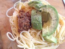 アボガドとハムの冷製パスタの手順画像3枚目