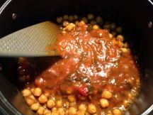 ひよこ豆のサーグカレーの手順画像2枚目