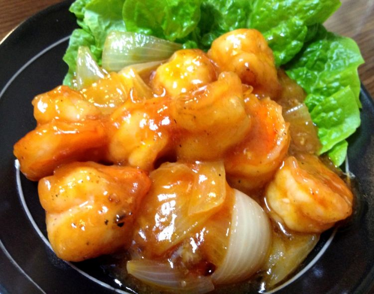 エビのスイート＆チリソースの写真