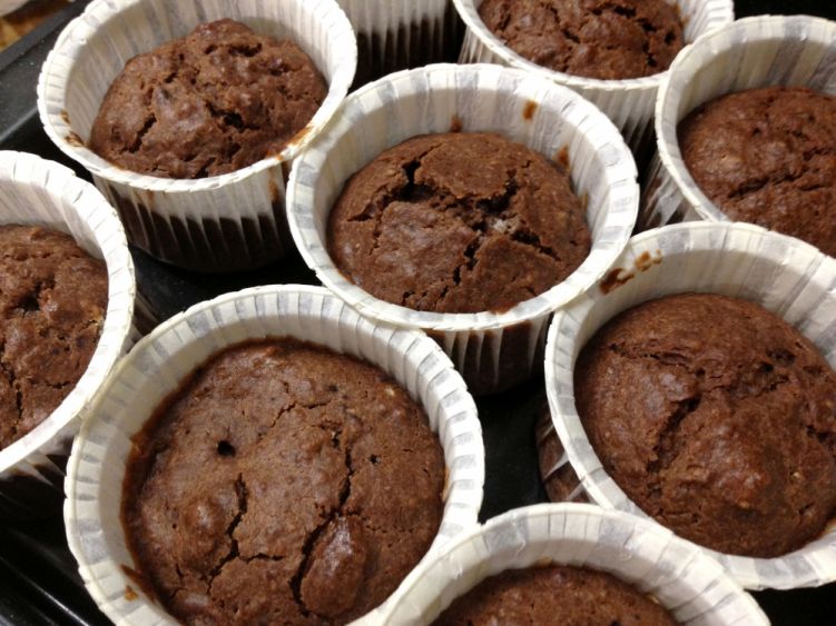 チョコ マフィンの写真