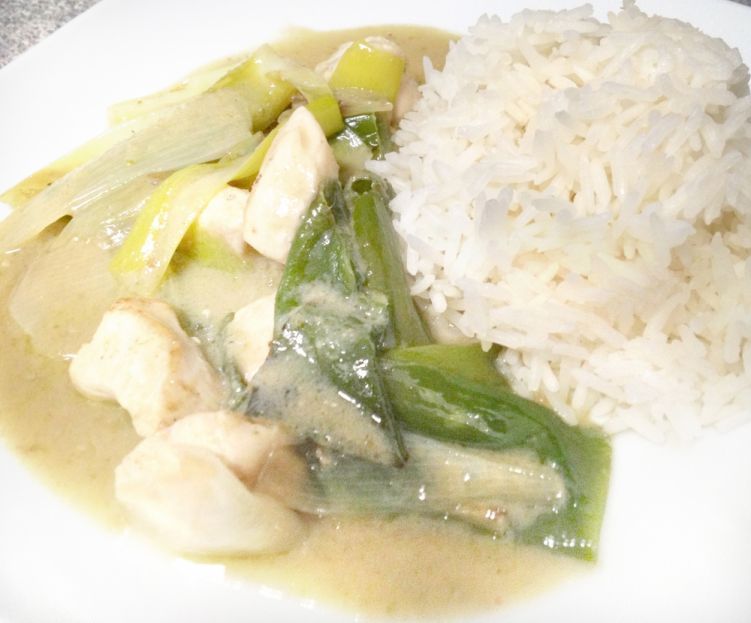 タイ風グリーンカレーの写真