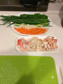 生春巻きの手順画像0枚目