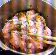 ムルグ チョレー（チキンとひよこ豆のカレー）の手順画像2枚目