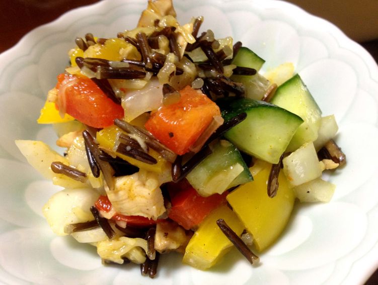 ティラキタ風ワイルドライスサラダの写真