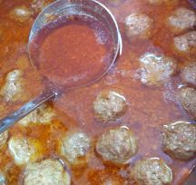 肉団子入りのコフタカレーの手順画像5枚目