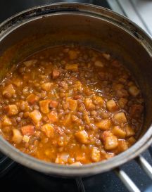 お手軽！レンズ豆のカフェ風カレーの手順画像4枚目