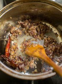 南インドの海老カレーの手順画像3枚目