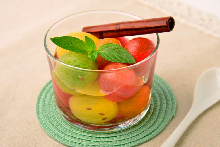 スパイシートマトコンポートの写真