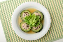 ニガウリのひき肉詰めの手順画像5枚目