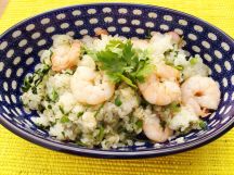 パクチーと海老のガーリックチャーハンの手順画像7枚目