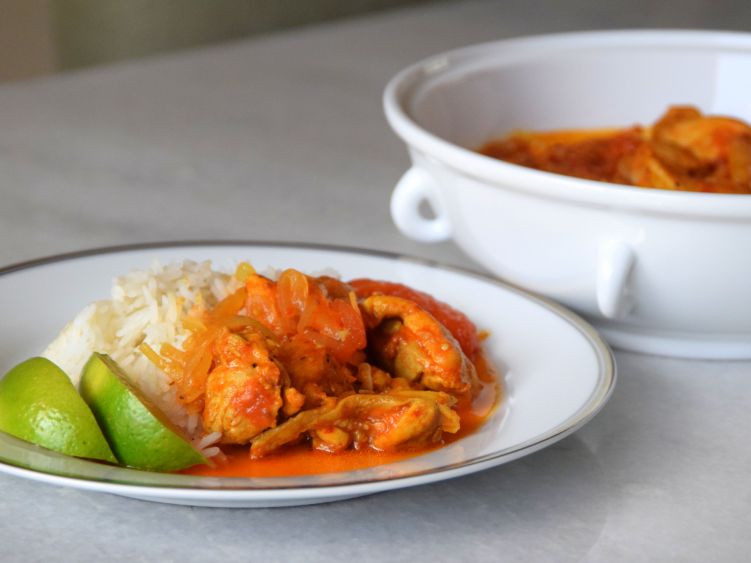 スリランカ風デヴィルド・チキンの写真