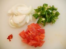 なすとピーマンのテルダーラの手順画像2枚目