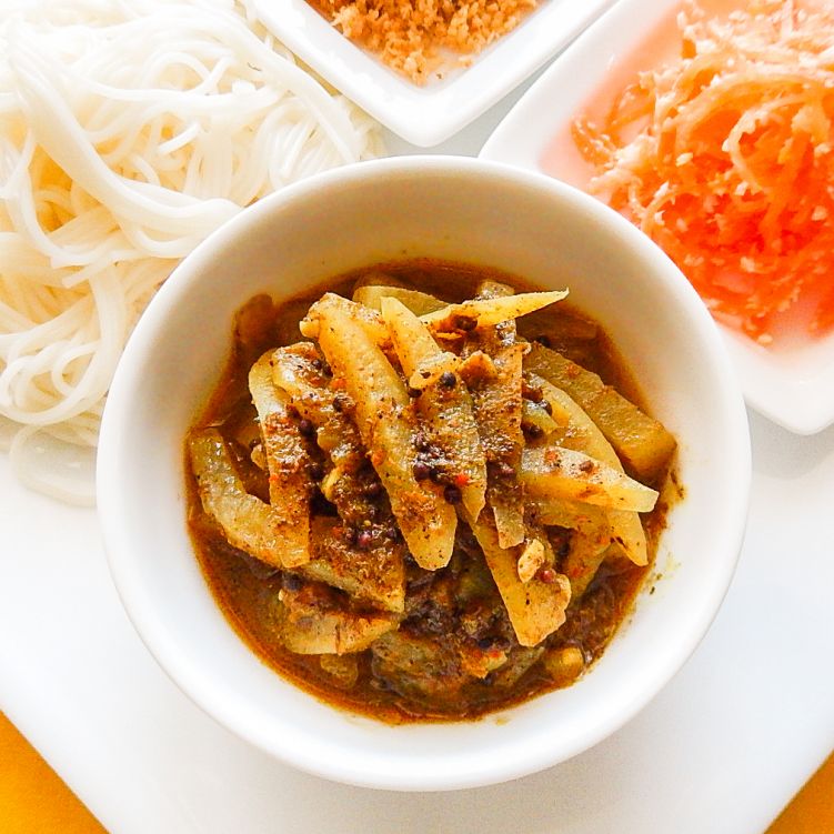 スリランカの大根カリーの写真