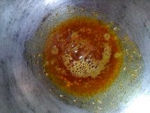 カボチャの葉とジャガイモのタルカリの手順画像2枚目