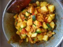 ズッキーニとチキンの夏カレーの手順画像8枚目