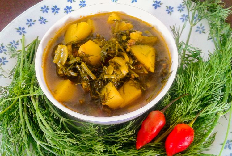 フェンネルの葉のタルカリの写真