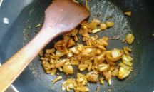 フェンネルの葉のタルカリの手順画像3枚目