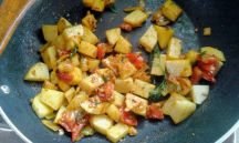 フェンネルの葉のタルカリの手順画像5枚目