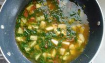 フェンネルの葉のタルカリの手順画像7枚目