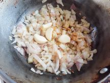 ネパールの鶏肉と大根カレーの手順画像2枚目