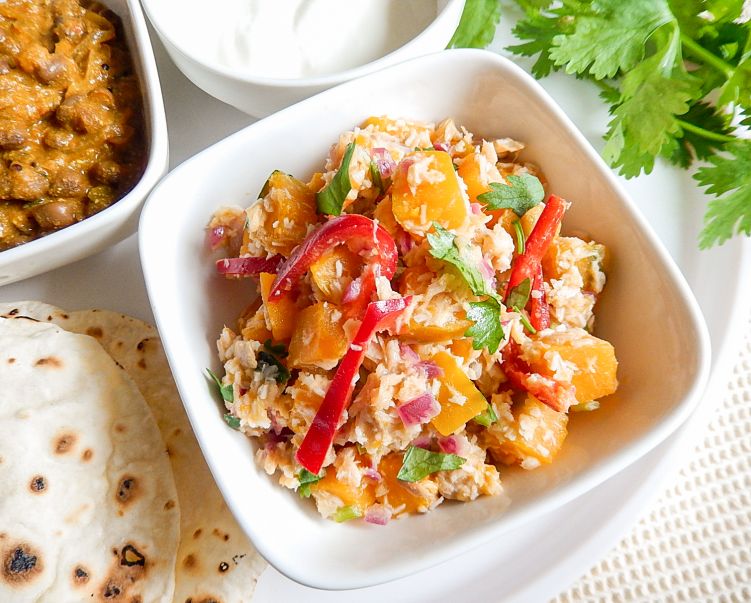 モルディブ風 かぼちゃのサラダの写真