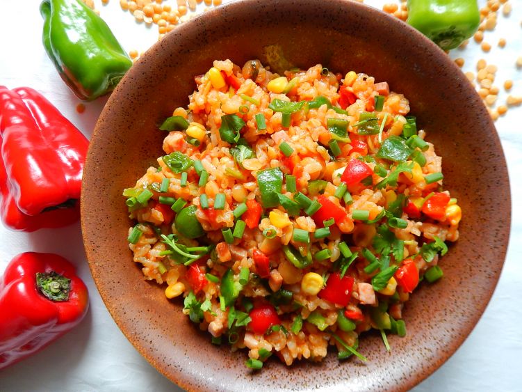 ライス＆ピーズの写真