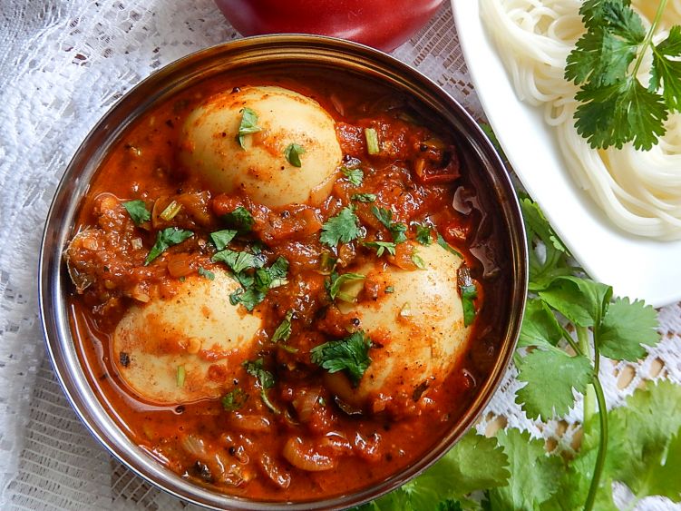 エッグ・ロースト ケララ風の写真