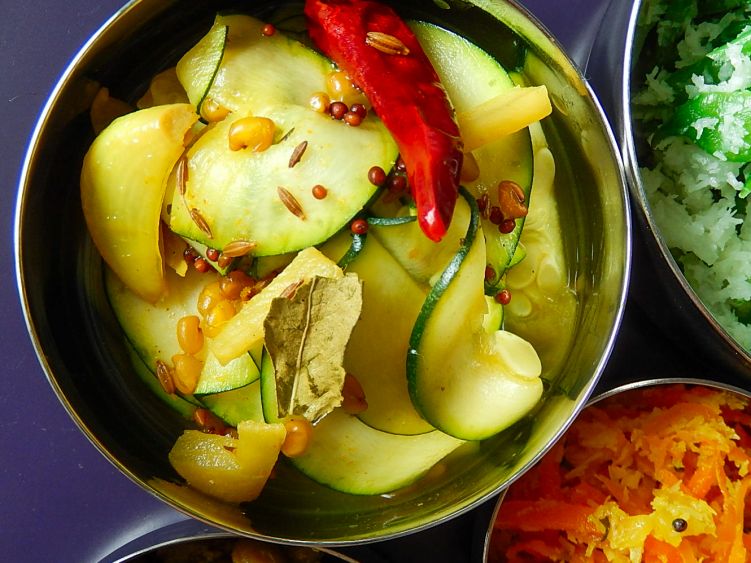 ズッキーニのアチャールの写真