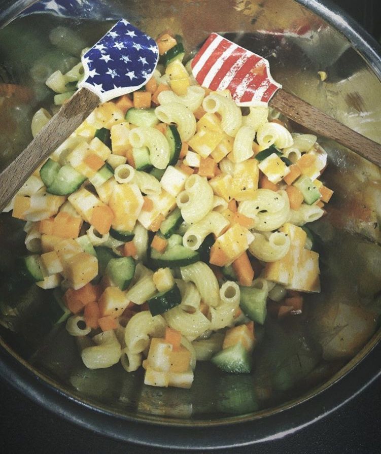 アメリカンなマカロニサラダの写真