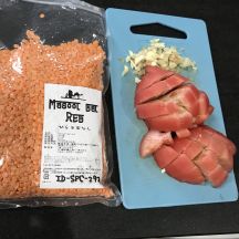 ひら豆のダールカレー（Masoor Dal Red）の手順画像0枚目
