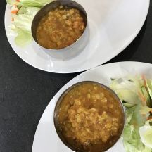 ひら豆と大根の葉のサンバルスープ♪の手順画像3枚目