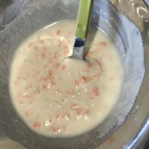 玉ねぎとにんじん入りのドーサ（Dosa）の手順画像2枚目