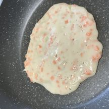 玉ねぎとにんじん入りのドーサ（Dosa）の手順画像3枚目