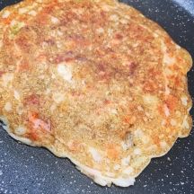 玉ねぎとにんじん入りのドーサ（Dosa）の手順画像4枚目