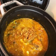 サバ味噌缶アレンジでフィッシュカレーの手順画像3枚目