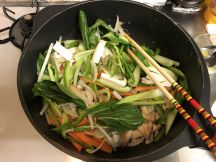 シンガポールスタイル　焼きビーフンの手順画像5枚目