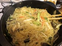 シンガポールスタイル　焼きビーフンの手順画像7枚目